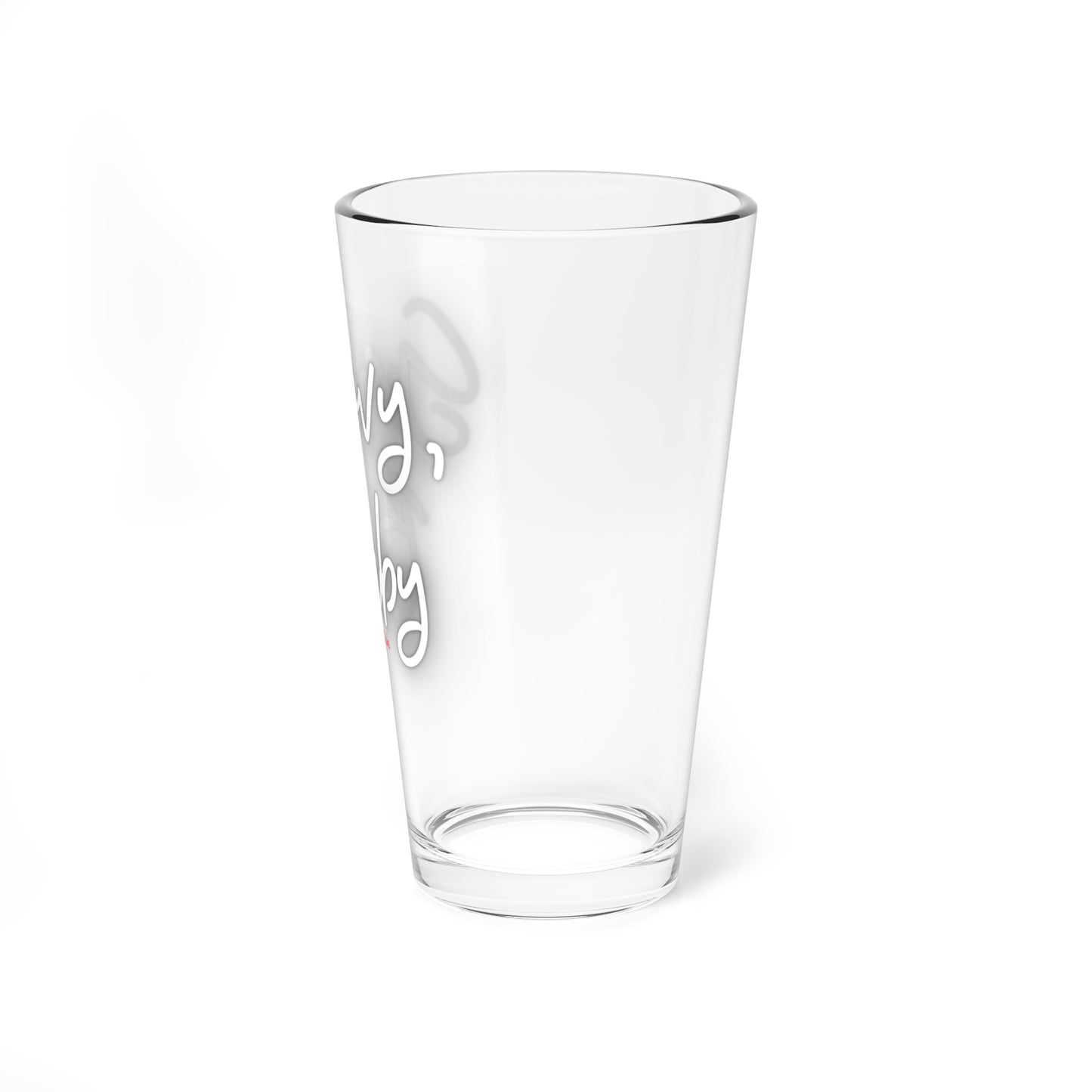 Groovy, Baby Mixing Glass | Fun 16oz Cocktail Glass for Parties, Gifts, Home Bar, Retro Decor, Beverageware