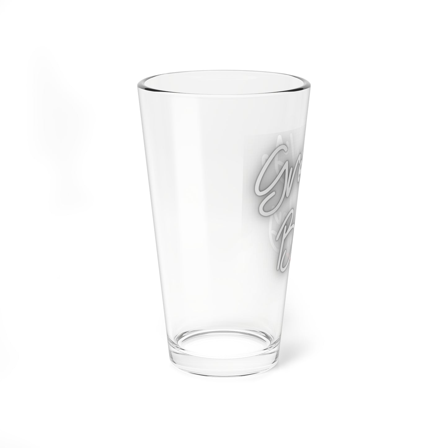 Groovy, Baby Mixing Glass | Fun 16oz Cocktail Glass for Parties, Gifts, Home Bar, Retro Decor, Beverageware