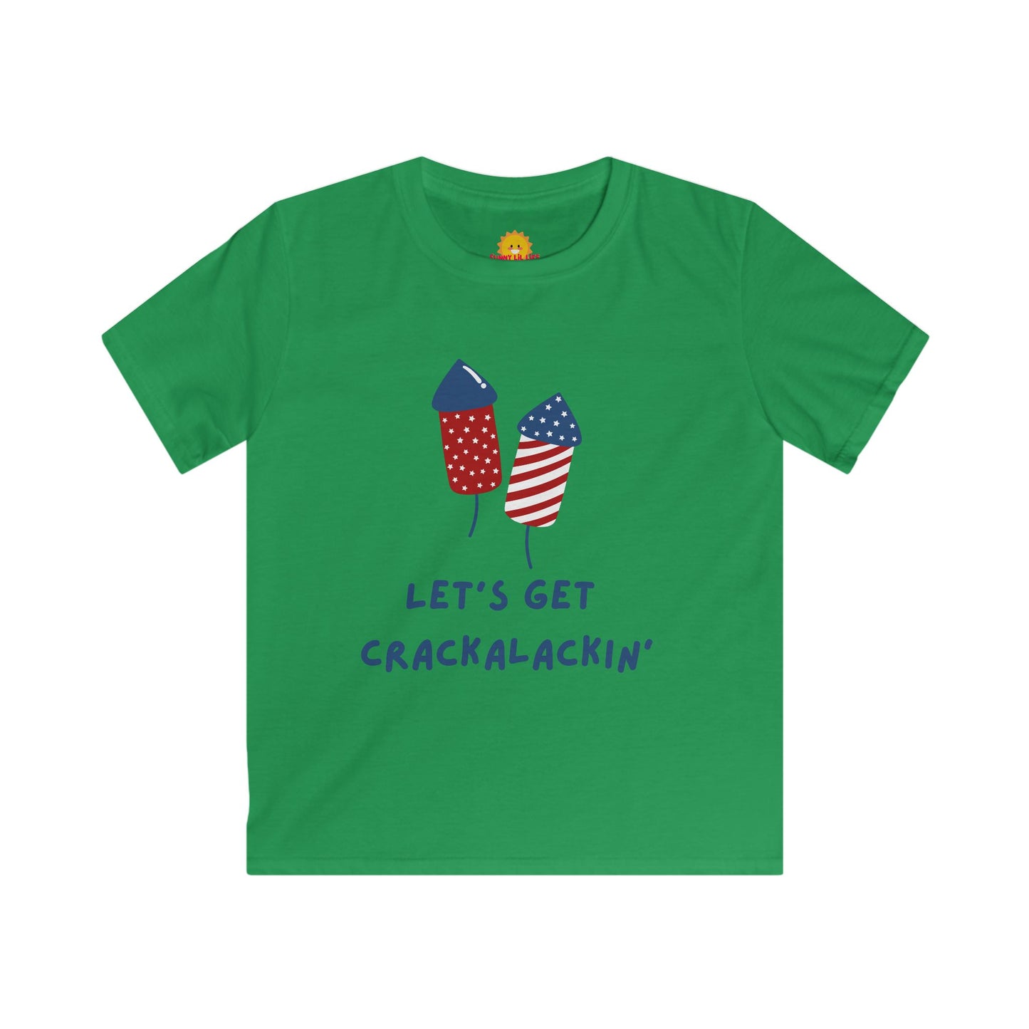 Kids Softstyle Tee - Let's Get Crackalackin' Fireworks Shirt
