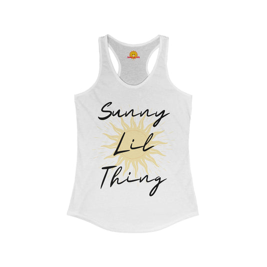 Sunny Lil Thing Womens Racerback Tank