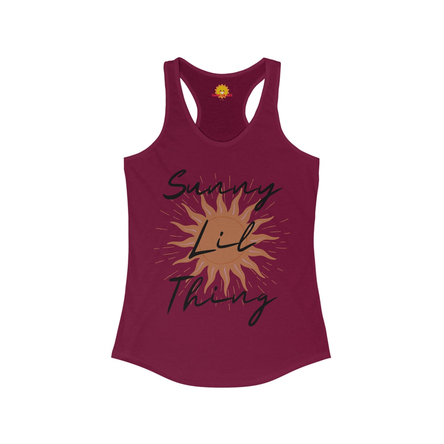 Sunny Lil Thing Womens Racerback Tank