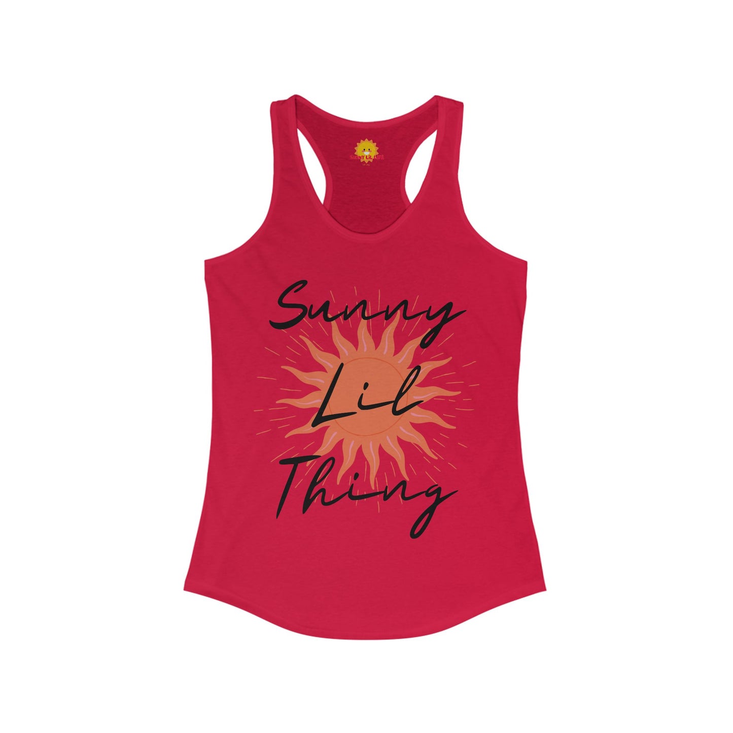 Sunny Lil Thing Womens Racerback Tank