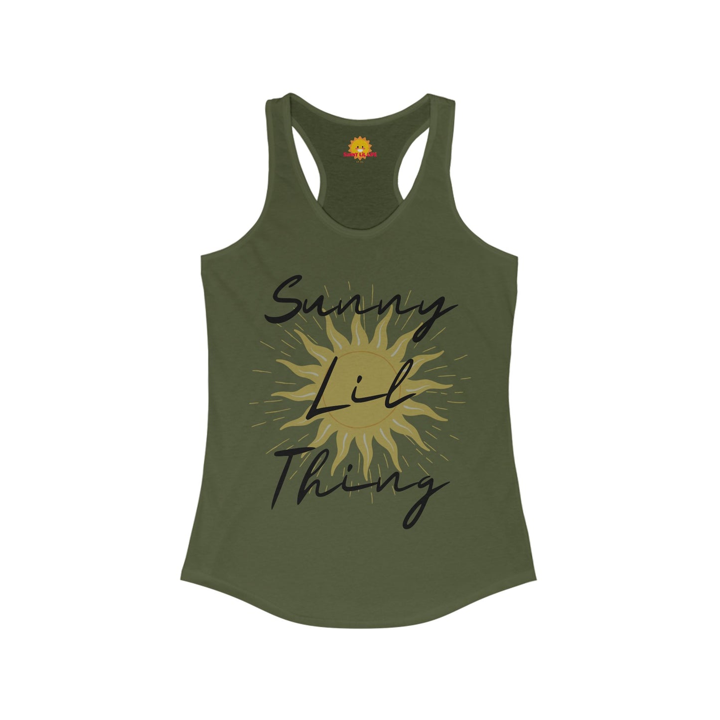 Sunny Lil Thing Womens Racerback Tank
